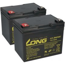 Verschiedene - Ersatzakku für Pride Revo 3 und Revo 4 2x 12V (24V) 36Ah Zyklenfest agm Long