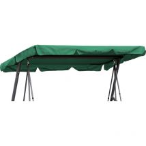 Ersatzdach Gartenschaukel Universal 145x210 cm Hollywoodschaukel 3 Sitzer Grün uv 50 Ersatz Bezug Sonnendach Schaukel Dach