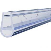 Ersatzdichtung Duschtürdichtung Ballon-/Streifdichtung für Falttür Schwingtür Glasstärke 7 mm 8 mm Länge 50 cm