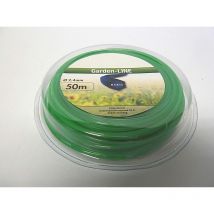 Ersatzfaden grün 2,4 mm x 50 Meter, sechskant
