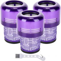 Ersatzfilter – 3er-Set für Dyson V11 Absolute Extra Pro Animal Torque Drive V15 Detect Staubsauger
