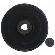 Ersatzkohlefilter für Mastercook Dunstabzugshauben - passend für Mastercook 106, 706 bis 905, 725, H-20 - rund ca. 235 mm x 25 mm, Aktivkohlefilter /