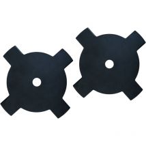 Scheppach - 2x Universal Ersatzmesser 25,4mm Freischneider Motorsense Motortrimmer