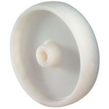 Bs Rollen - Ersatzrad Rad-Ø 125 mm Tragfähigkeit 300 kg Kunststoff weiß Achs-Ø 15 mm Nabenlänge 44 mm