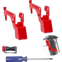Kcvv - Ersatzschalter für Dyson V11 V10 Staubsauger, verbesserter Entriegelungsknopf für Dyson V15 V11 V10 (2 Schalter + 1 Knopf + 1 Schraubendreher)