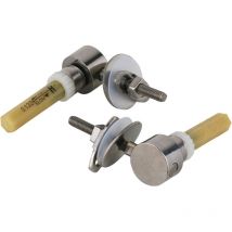 Ersatzscharnier-Set für den WC-Sitz FOR22 mit Absenkautomatik Globo CRL17 Chrom