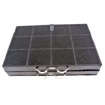 Wpro - Ersatzteil - 2er Set Kohlefilter (rechteckig) Typ 38 DKF38 - - whirlpool, bauknecht, siemens, ikea, neff, bosch