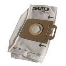 Ersatzteil - 4er Pack Staubsaugerbeutel + Vorfilter power - Nilfisk philips