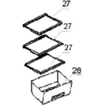 Ersatzteil - Ablagefach (Ref. 27) - Listo