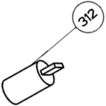 Ersatzteil - Kondensator (Kennzeichen 312) - - whirlpool Ikea