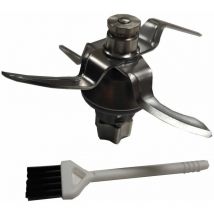 Ersatzteil - Messer mit anpassbarem TM6-Dichtungsring (Metallbasis) 79x115 mm - - vorwerk Thermomix