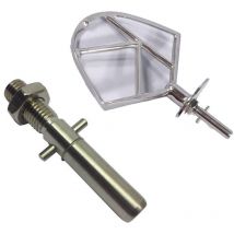 Ersatzteil - K-Rührer aus Edelstahl mit Stange und Sicherungsring - -