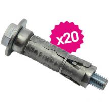 Ersatzteil - Kiste mit 20 M8 Gusseisendübeln - -