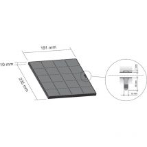 Ersatzteil - Kohlefilter - - ELECTROLUX, AEG, BEST, BROAN, HUDSON, ARTHUR MARTIN ELECTROLUX, DE DIETRICH, FAURE, PROGRESS