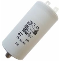 Whirlpool - Ersatzteil - Kondensator 10mf 450v - - Electrolux, Bluesky, Ariston Hotpoint, Far, Bosch, Roblin, Vedette, Faure, Lg, Kitchenaid, Zanussi,