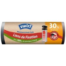 Müllbeutel mit Befestigungsband XL 30L (10)