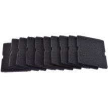 Ersatzteil - Set 10 Schwammfiltern - Beko essentiel b, continental edison, saba, listo, aya, grundig, smeg