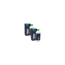 2x EcoDecalk von Delonghi für Kaffeevollautomaten Entkalker und eine Delonghi Reinigungsbürste