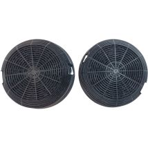 Whirlpool - Ersatzteil - Set 2 Kohlefiltern - - faure electrolux, essentiel b, laden, ignis, ariston hotpoint, bauknecht, privileg, indesit, elica,