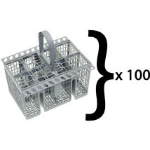 Ersatzteil - Set von 100 originalen Besteckkörben - - ariston hotpoint Whirlpool scholtes, indesit, laden, bauknecht, ignis, kitchenaid