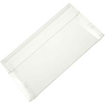 Ersatzteil - sos Accessoire Abattant transparent 397x212mm pour Réfrigérateur, congélateur Linetech 42217749 - - oceanic, telefunken, waltham,