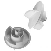Ersatzteil - sos Accessoire Bouton minuteur blanc pour Four micro-ondes 481941338144 Radiola whirlpool - - whirlpool Radiola laden