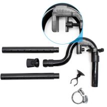 Sunsun - Auslass Set Ersatzteil Set Für Hw-403b Aquarium Außenfilter – Mit Auslassbogenrohr 180° Winkel, Fixierungsklemme, Düsenrohr, Düse, Saughalter