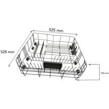Ersatzteil - Originaler unterer Korb - - aya, vedette, grundig, bluesky, ardem, oceanic, altus, saba, far, stoves, proline, continental edison,