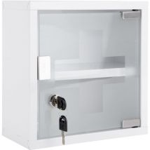 Erste Hilfe Kasten mit Regalen, present time, 25 x 25 x 12 cm