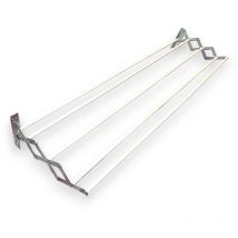 Pantograf ausziehbarer Stahlwand mit ultrasistenten plastischen Lamellen - 100 cm