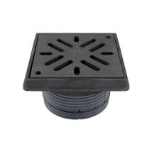 Ferrari Srl - Erweiterung mit Gussrahmen und Gitter d 195mm/260x260mm/226x226, (anschraubbar)