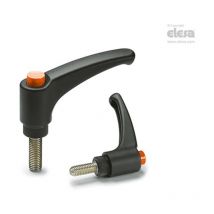 Elesa - erx Adjustable handles Technopolymer Stainless steel threaded stud ERX.30-