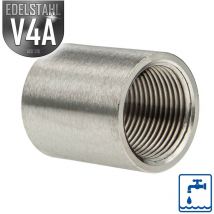 Es Muffe - Schweißmuffe Edelstahl V4a (aisi 316), Ig 1/2 Zoll