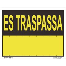 Panneau de signalisation – PVC 0,4 mm – 35 x 45 cm – Normaluz
