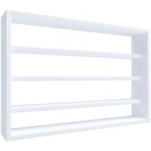 Esaldi étagères de cuisine 60 cm 4 tablettes blanc.