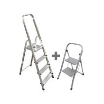 Artub - escabeau 4m eco + marchepied 2m asic