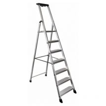 escabeau aluminium - 7 marches xl (11 cm) - 3m42 pro