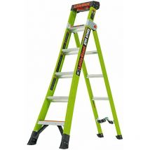 Matisère - Escabeau isolant 5 marches - Hauteur max. de travail 3.80m - LIG-13610