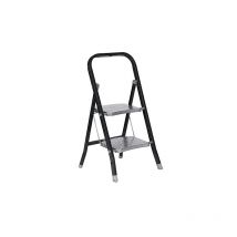 Escabeau Pliable 2 marches Noir Atmosphera