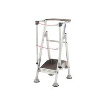 Tubesca Comabi - Escabeau 1 marche pour rayonnage - Hauteur de travail maximale 2.30m - 2273101