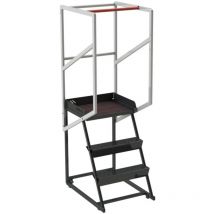 Fimm - Escabeau roulant étroit charge 150 kg 3 marches Ht plateforme 760 mm