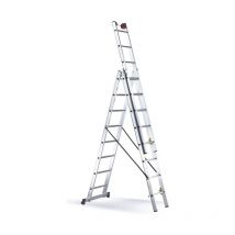 Escalera Ind Transf 4,60/11,9mt 16 Peldaños Tr.c/base Alu Sv