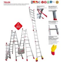 Escalera telesc multiuso 10+10