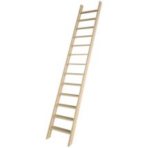 Escalera de molinero que ahorra espacio MGS50 50 cm de ancho Alto 275cm