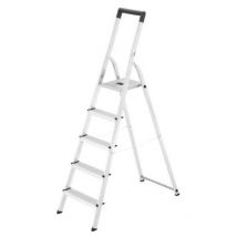 Hailo - 58945-001-escalera de tijera de aluminio l40 easyclix (5 peldaños)