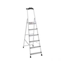 Escalera estándar de 6 peldaños.