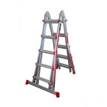 Escalera telescopica aluminio master 4+4 peldaños Codiven