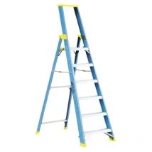 OEC - Escalera doble con 5 escalones de plataforma N0ST0137