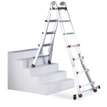 Svelt - Escalera Ind.mult Tijera 5,22mt 10+10 Telesc Alu Escalis Sve