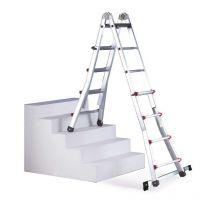 Svelt - Escalera ind.mult tijera 6,35mt 12+12 telesc alu escalis sve